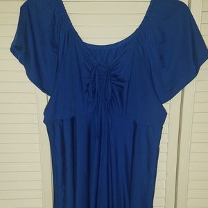 Asymmetrical hem blouse